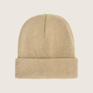 Bonnet en coton beige