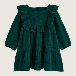 Robe en lin verte