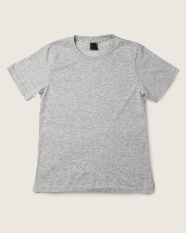 T-shirt Bob en lin gris